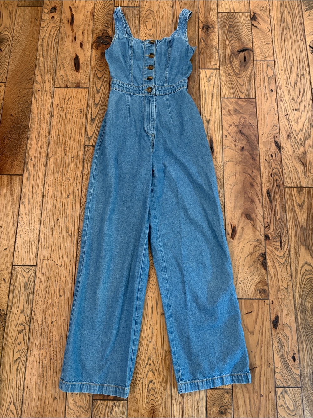 Sincerely Jules Light Blue Denim Jumpsuit